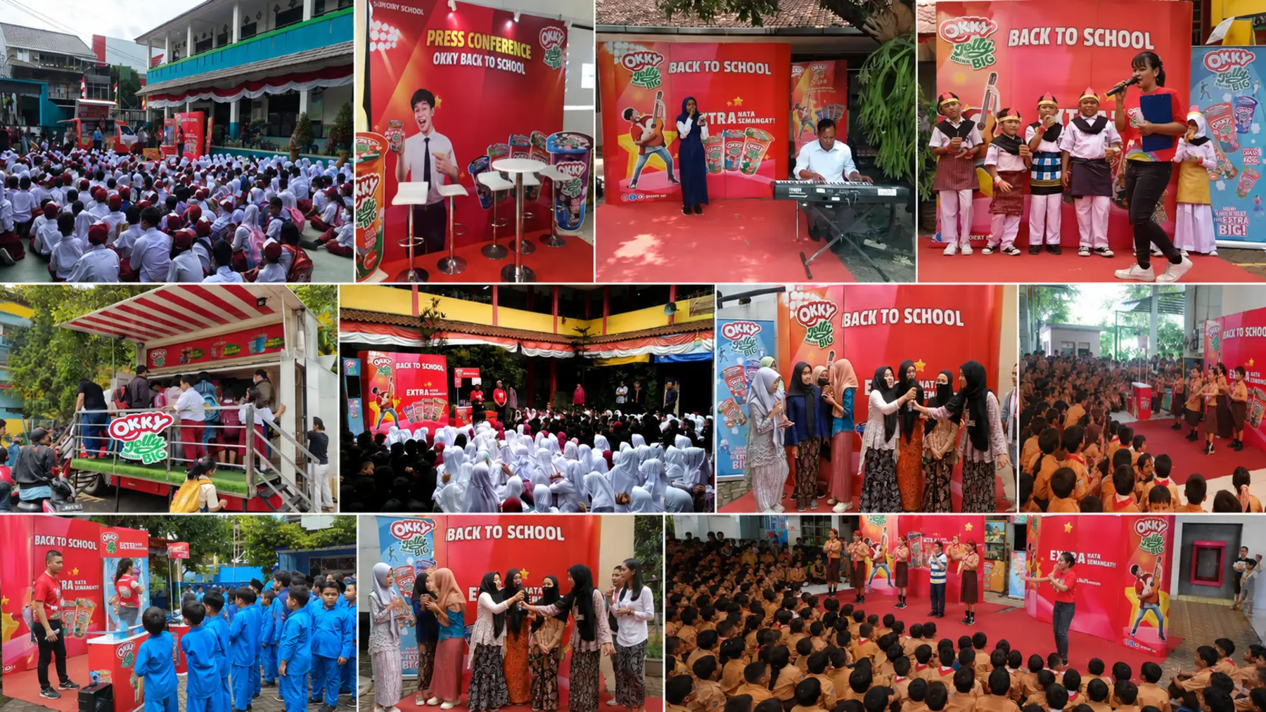 Dokumentasi aktivasi Okky Jelly School-to-School