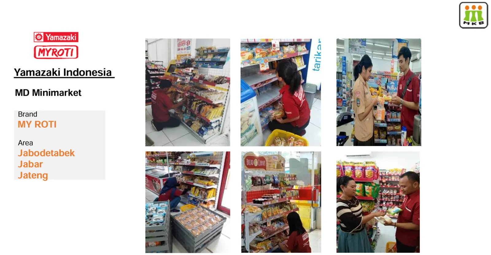 Overview proyek Yamazaki Indonesia — Merchandiser Minimarket