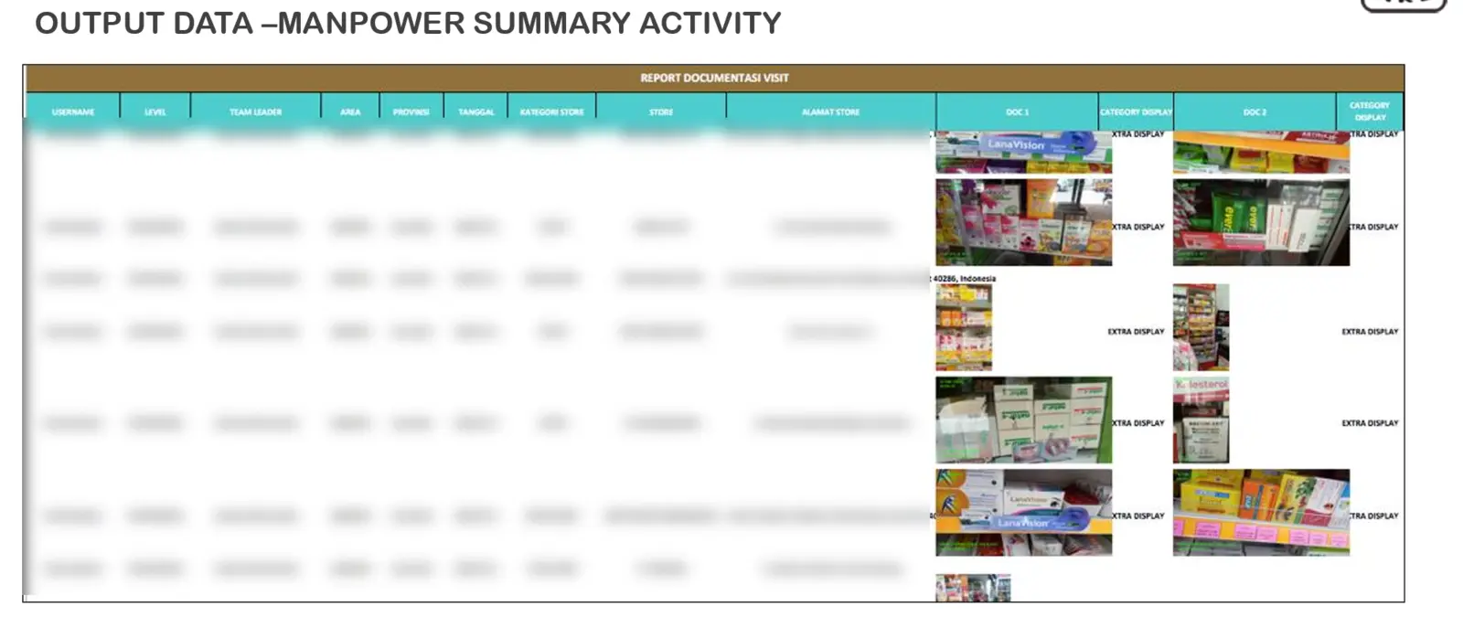 Manpower Summary Activity